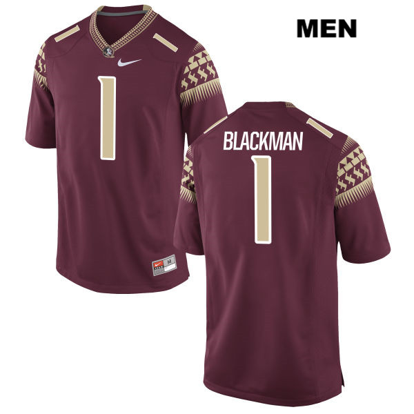 Men's NCAA Nike Florida State Seminoles #1 James Blackman College Red Stitched Authentic Football Jersey WGV7669EN